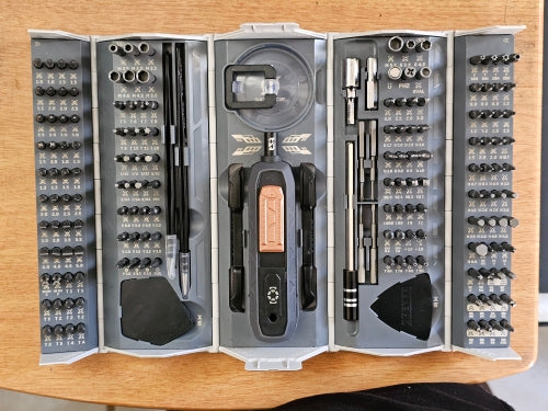 180-in-1 Precision Screwdriver Tool Set – Phone, Watch, Laptop & Glasses Repair Kit