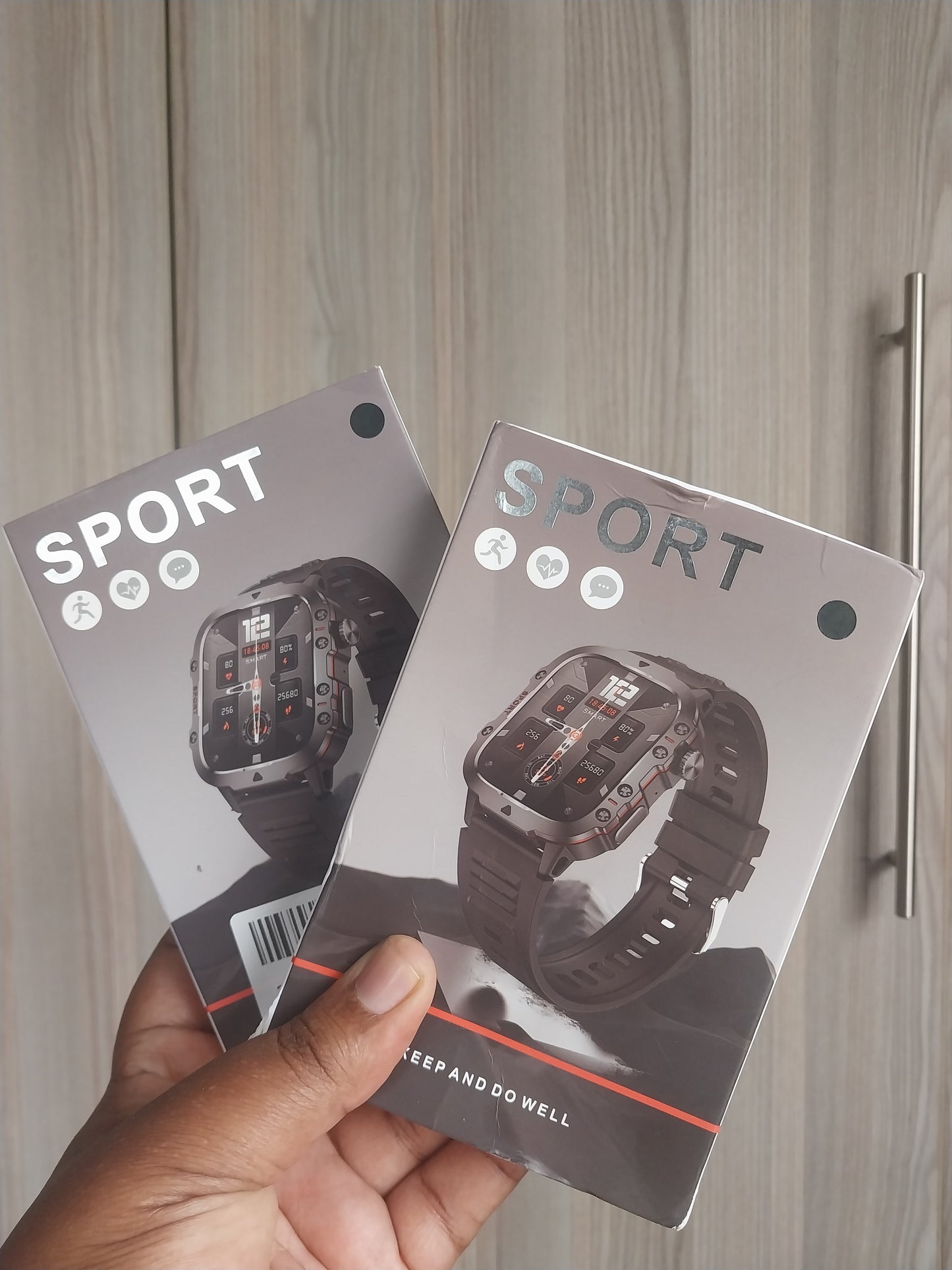 Waterproof Smart Fitness Watch with Heart Rate, Steps & Bluetooth Calling