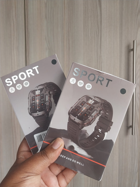 Waterproof Smart Fitness Watch with Heart Rate, Steps & Bluetooth Calling