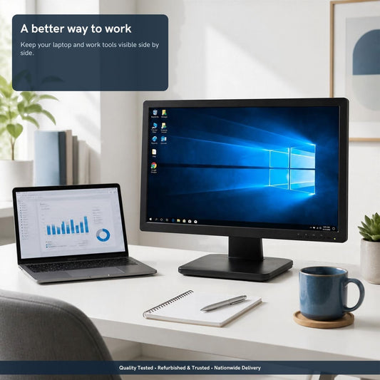 20-Inch Refurbished Monitor for Home Office, Work & Study