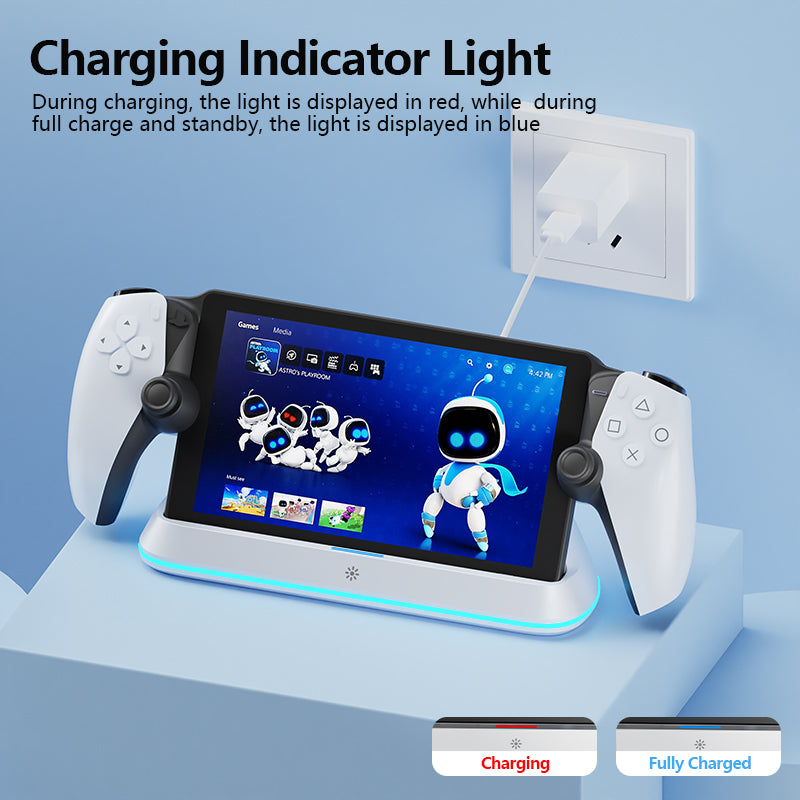 PS Portal Charging Dock – RGB 7-Mode Lighting | Tri-Protection Fast Charge Stand