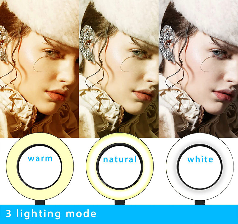 Ring Light Overhead Camera Phone Mount for Desk