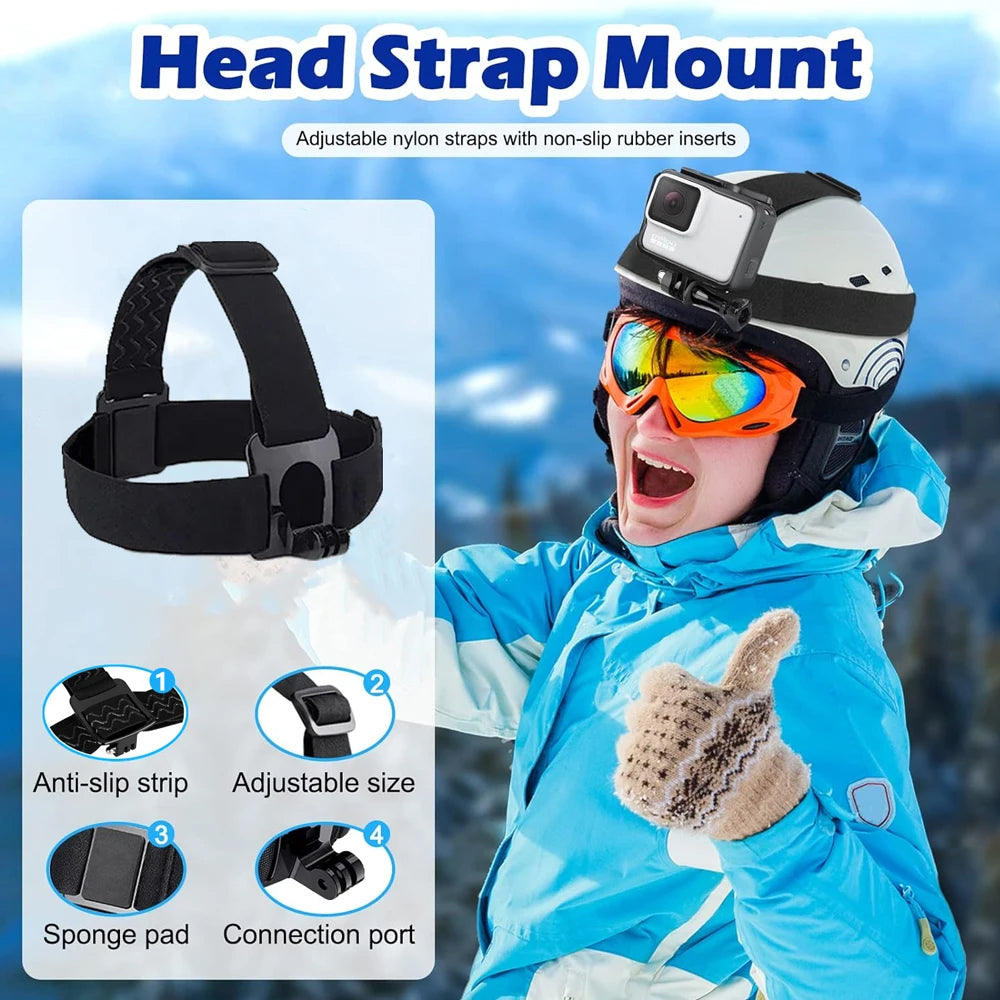 6-in-1 Phone & Action Camera Mount Harness Set