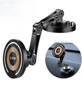 Magnetic Wireless Car Phone Mount – 15W Fast Charging & 360° Rotation