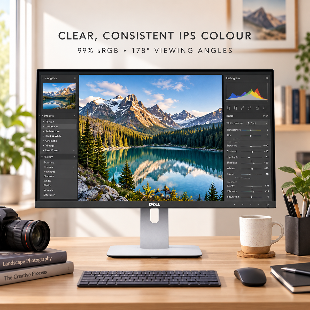 Dell UltraSharp IPS colour workstation monitor