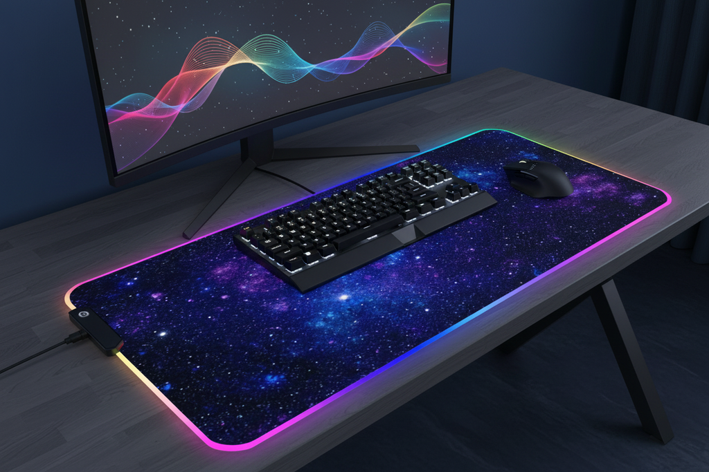 Gaming setup shot