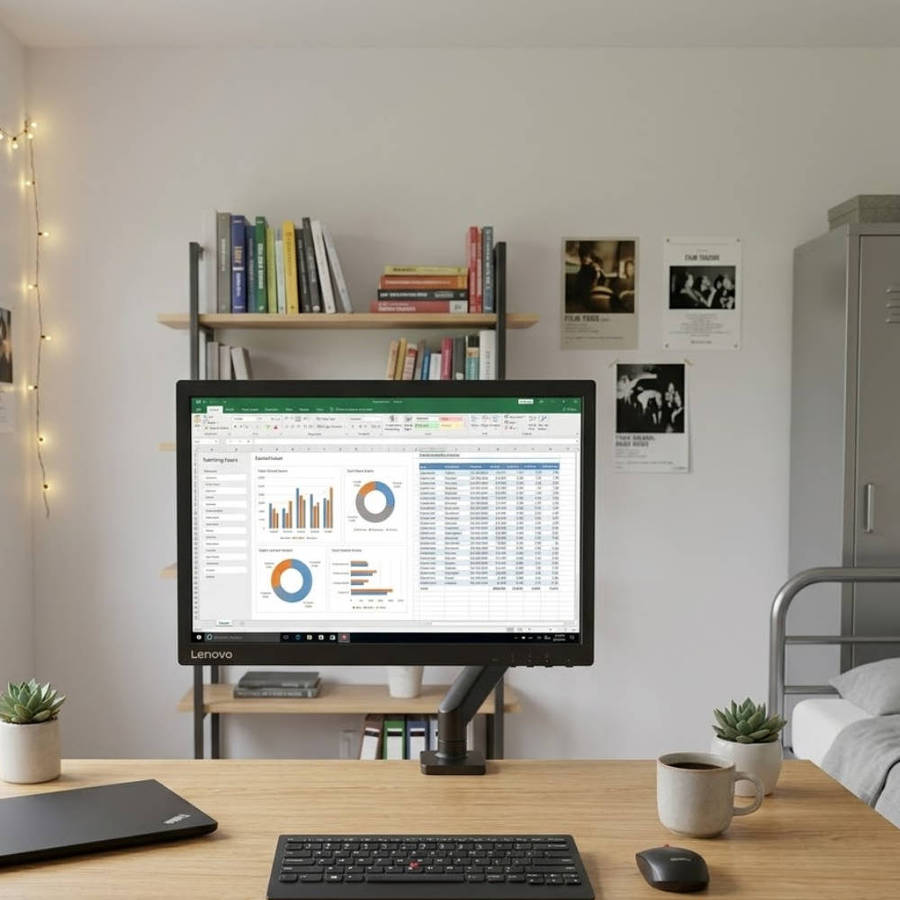 Lenovo ThinkVision T2054PC monitor connectivity and setup image