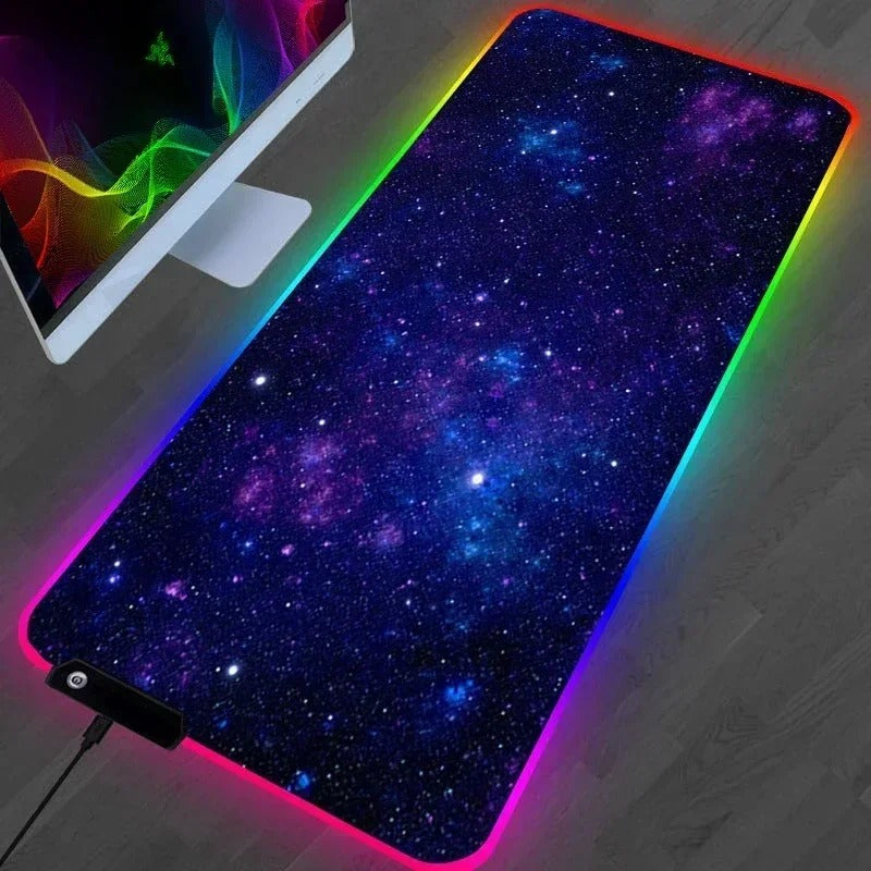 Galaxy RGB LED Gaming Mouse Pad – Extra Large