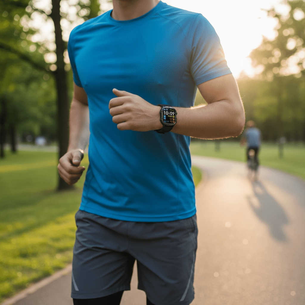 Waterproof Smart Fitness Watch with Heart Rate, Steps & Bluetooth Calling - Leefair