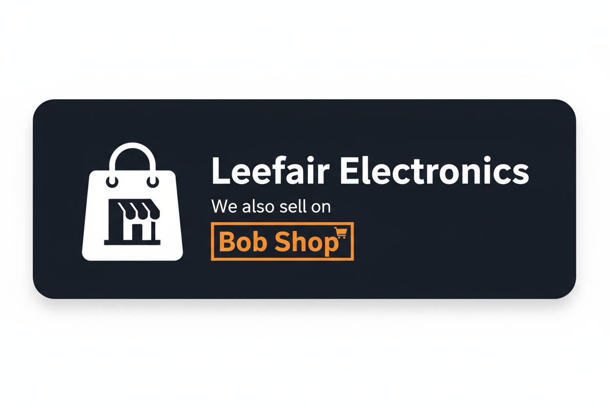 We also sell on Bob Shop Badge